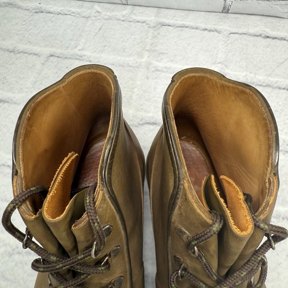 Le Chameau Men's Nairobi Boots Size 9 Brown Rubber Leather Lined Discontinued 6" - Picture 15 of 16